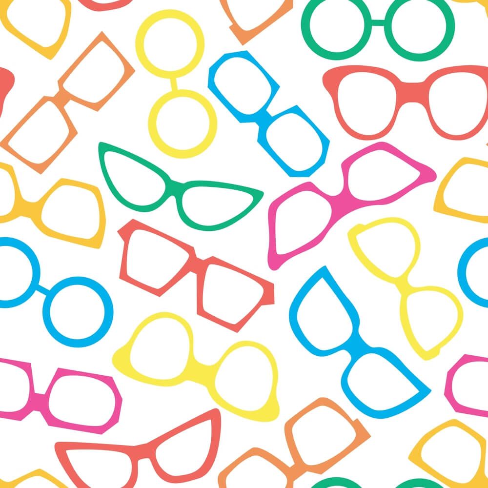 glasses with different frames
